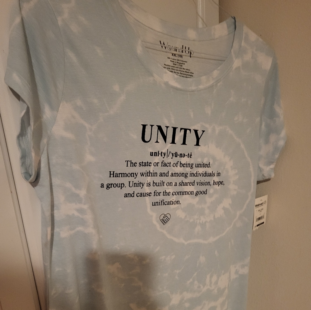 T Shirt Womens "UNITY" Sixe XXL New with Tags